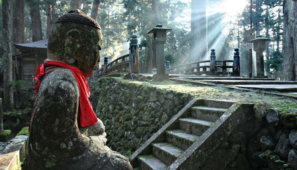 Buddah at Koyosan on the Kumano Kodo