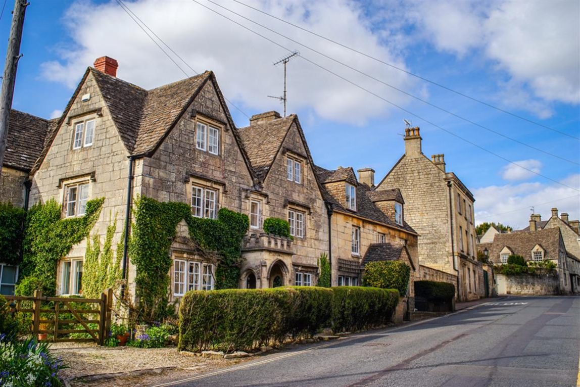 Villages of Painswick in the Cotswolds
