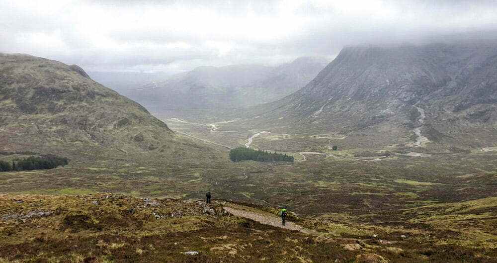 West Highland way heading into Kinlochleven